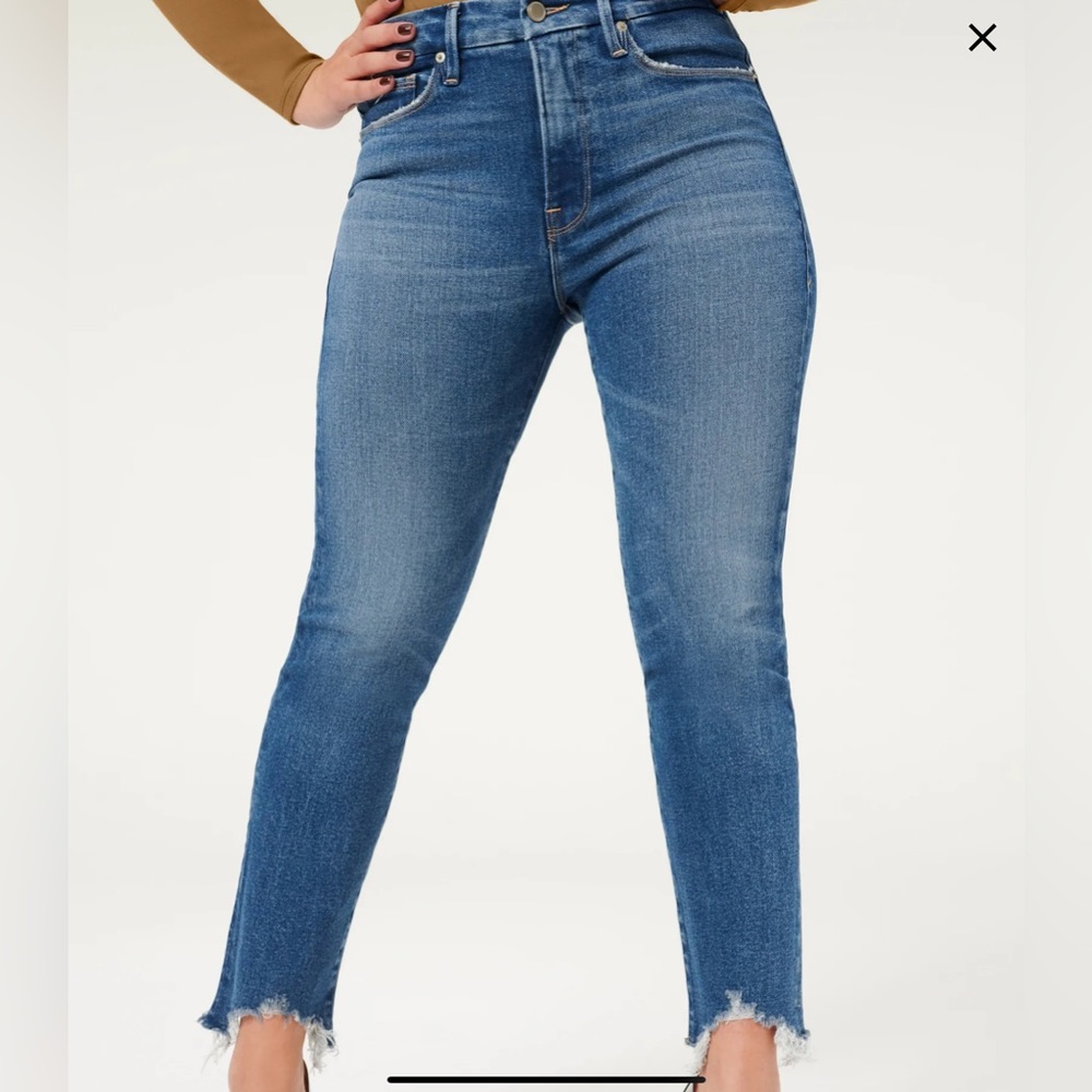 Good American Good Legs Cigarette Jeans